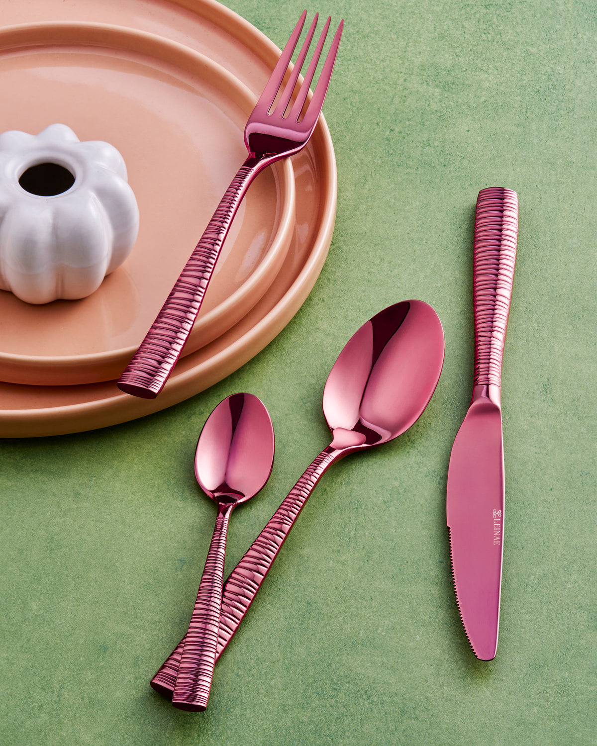 Margaux 4-Piece Rose Gold Cutlery Set
