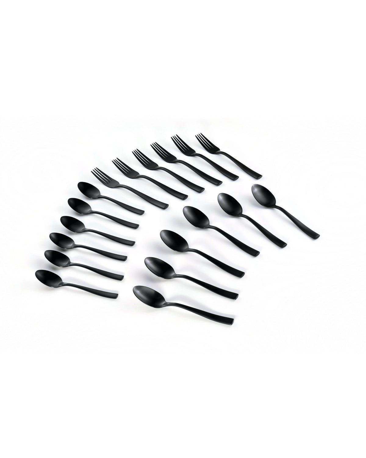 Constance 18-Piece Black Cutlery Set