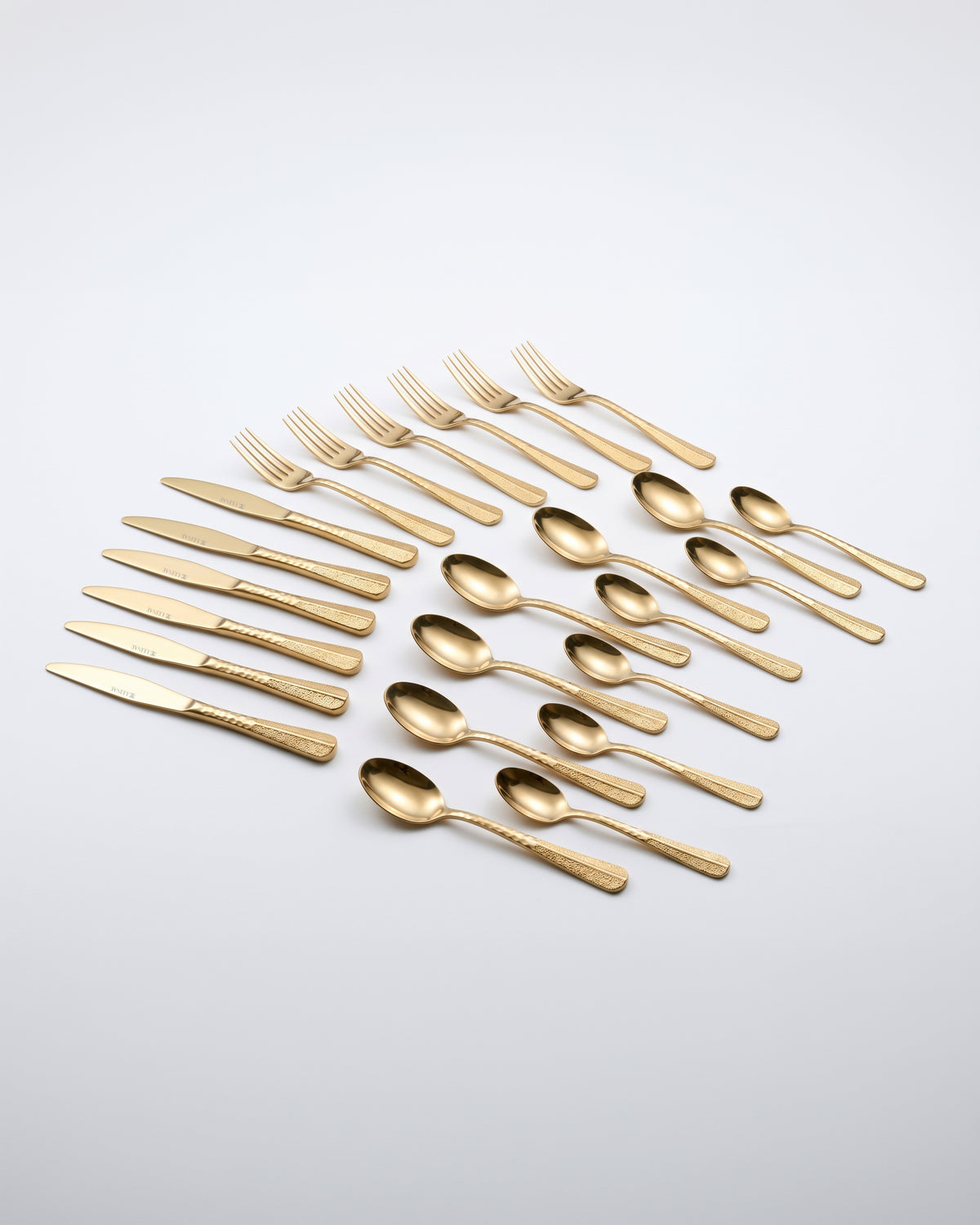 Ombre 24-Piece Gold Cutlery Set