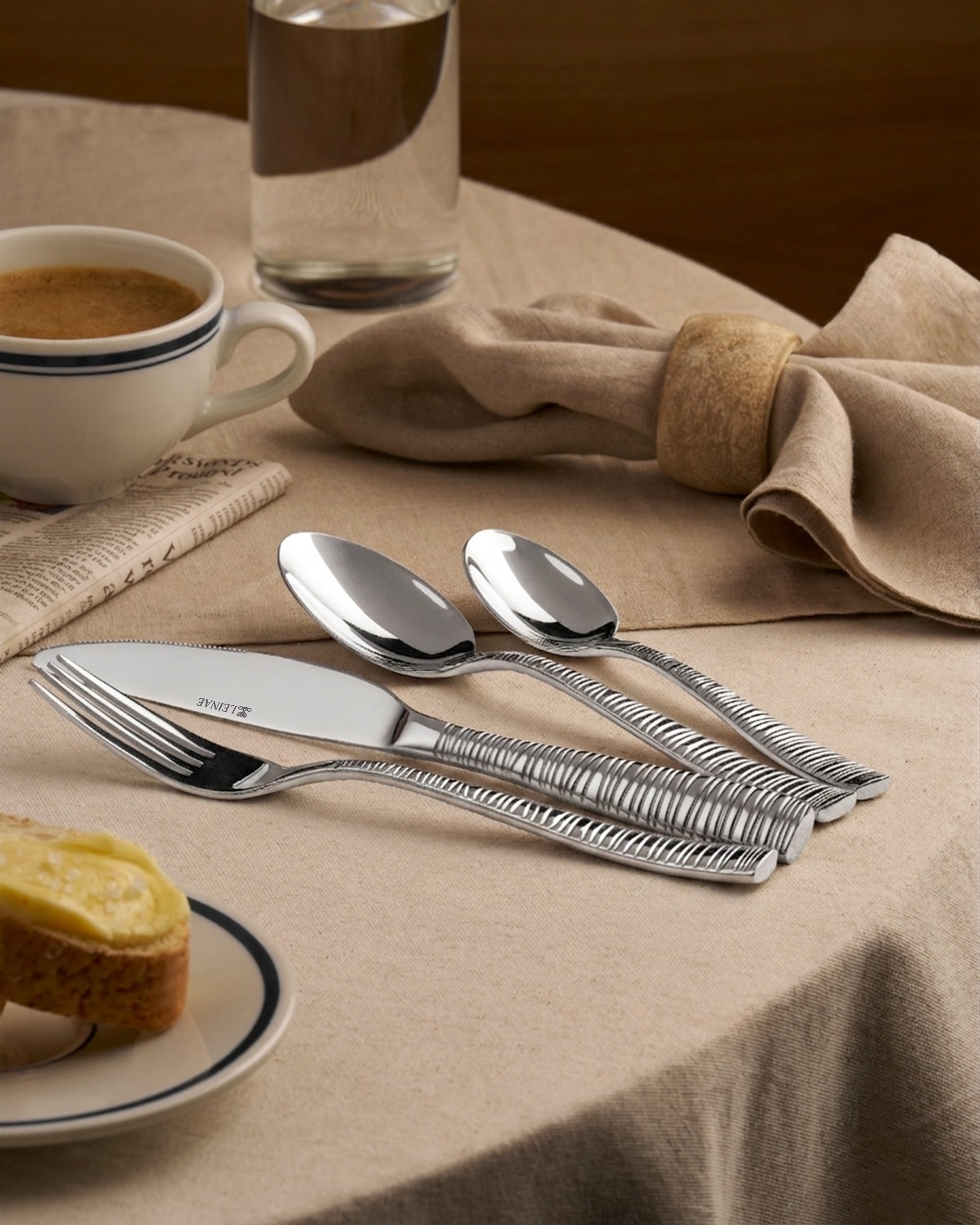 Pirouette 24-Piece Silver Cutlery Set