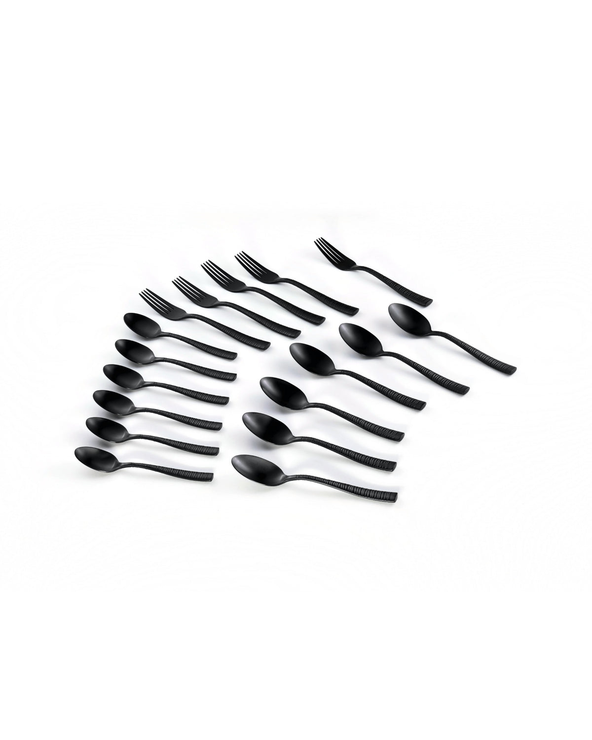 Margaux 18-Piece Black Cutlery Set