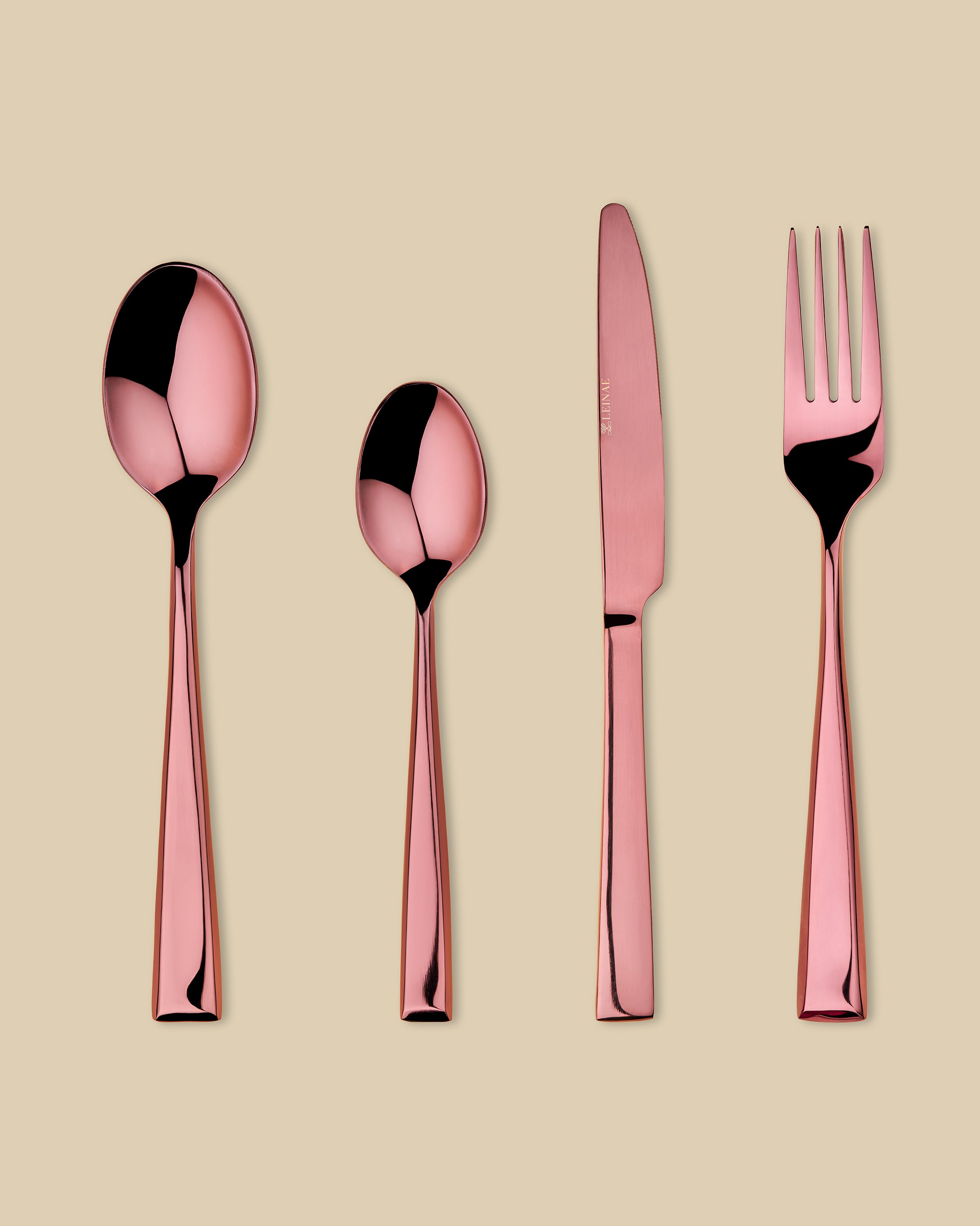 Hartmann 4-Piece Rose Gold Cutlery Set