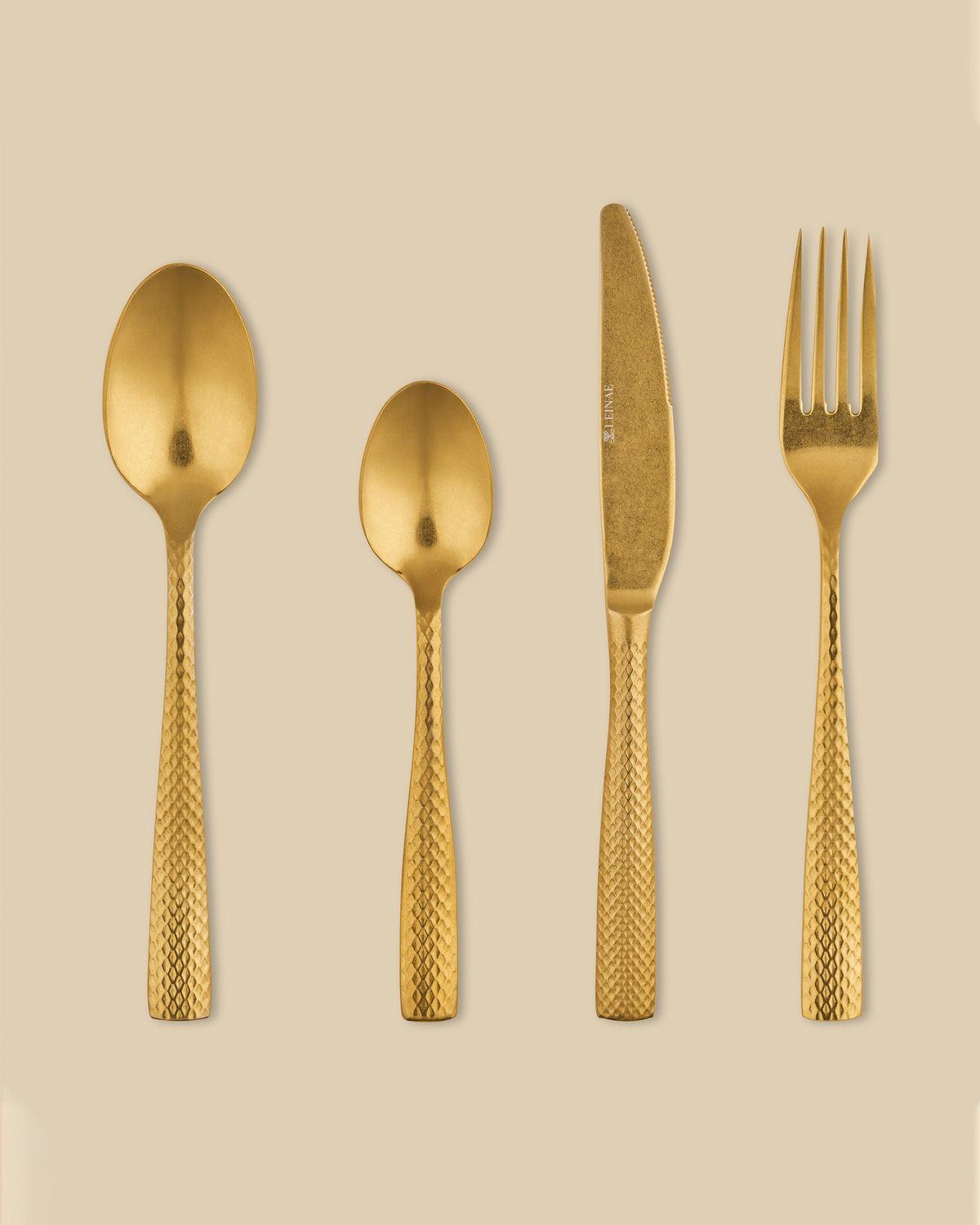 Alison 4-Piece Gold Cutlery Set